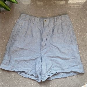 VTG Dockers checkered linen shorts